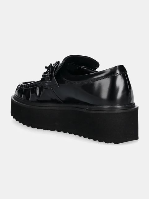 Love Moschino półbuty damskie kolor czarny na platformie JA10446I0LJD0000 - zdjęcie produktu nr 2