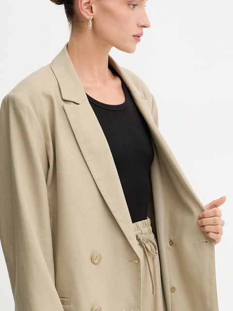 Gestuz marynarka z domieszką lnu