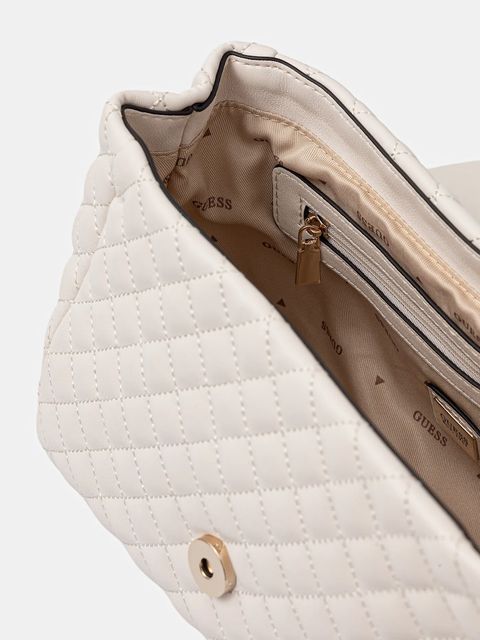 Guess torebka EVERLEE kolor biały HWQG86 79210