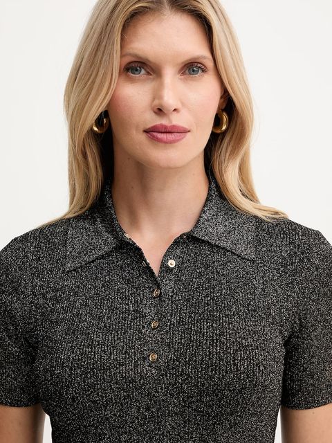 Karl Lagerfeld bluzka damska kolor czarny A4W18053