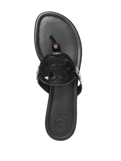 Tory Burch Miller leather sandals - Black