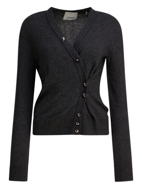 ISABEL MARANT Carline V-neck cardigan - Grey - zdjęcie produktu nr 1