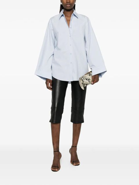 The Frankie Shop Tila button-fastening shirt - Blue - zdjęcie produktu nr 2