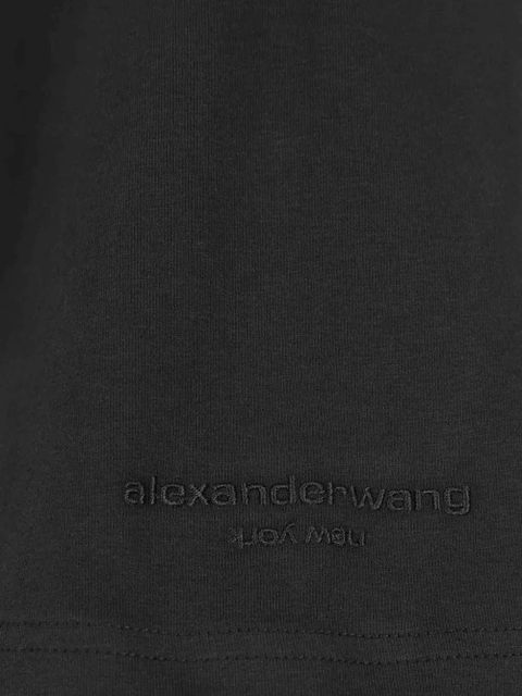 Alexander Wang zip-up gathered dress - Black