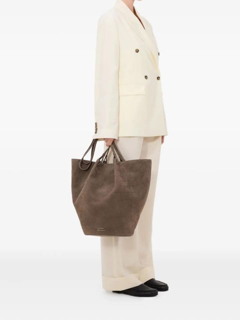 LouLou de Saison Norma double-breasted peak-lapels blazer - Neutrals