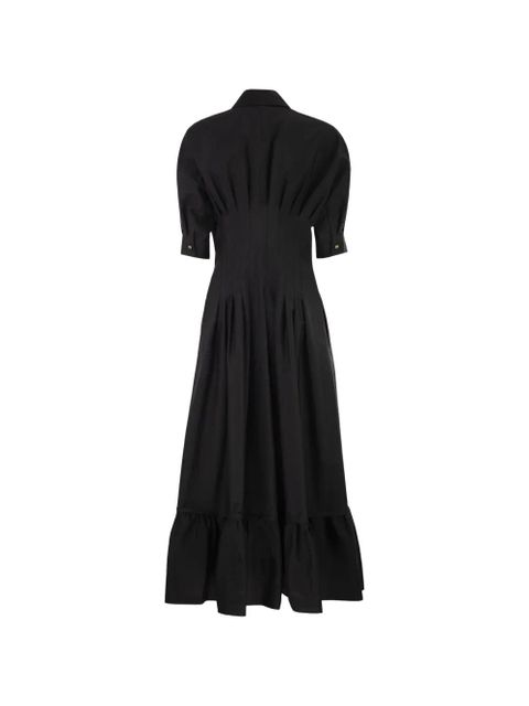 Max Mara Cera pleats shirt maxi dress - Black - zdjęcie produktu nr 2