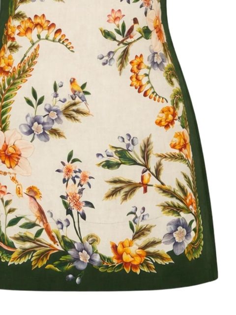 FARM Rio floral-print mini dress - Neutrals - zdjęcie produktu nr 2