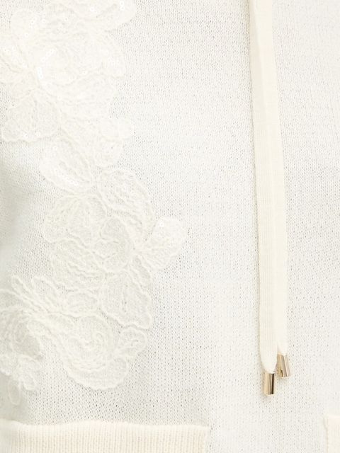 ERMANNO Firenze sweter z dodatkiem wełny damski kolor beżowy lekki 57TM034E85