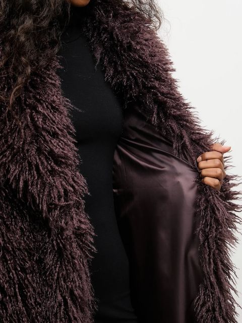 Answear.LAB płaszcz kolor brązowy