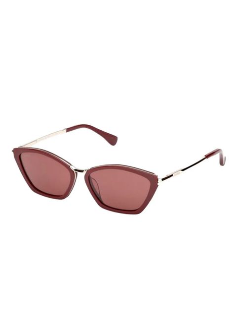 Max Mara Eyewear geometric-framed sunglasses - Red - zdjęcie produktu nr 2