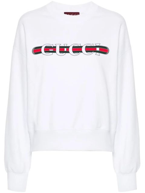 Gucci Gucci Web-print sweatshirt - White - zdjęcie produktu nr 1