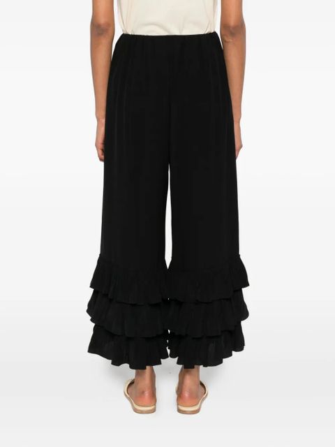Chloé crepe de chine trousers - Black