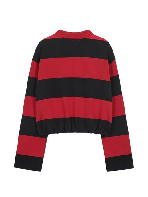 Marge Sherwood x Peanuts striped-pattern polo shirt - Red - zdjęcie produktu nr 2