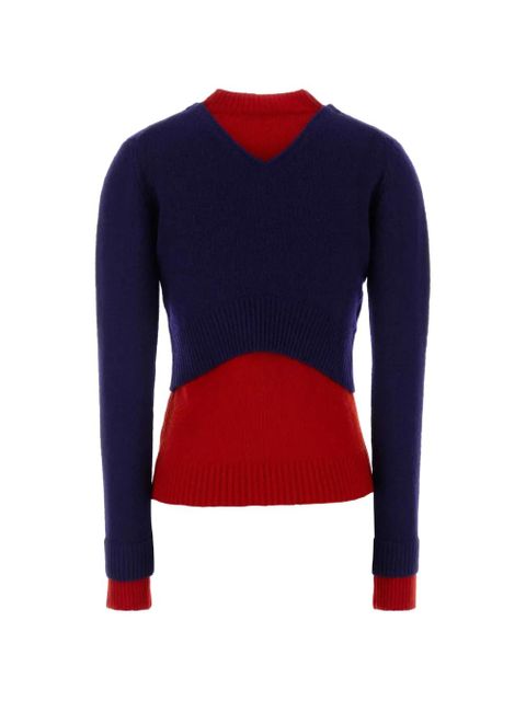 Jil Sander mock-neck sweater - Blue - zdjęcie produktu nr 2