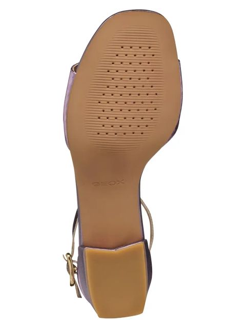 Geox sandały skórzane D NEW ERAKLIA 15 damskie kolor fioletowy D5580B 000KY C8020