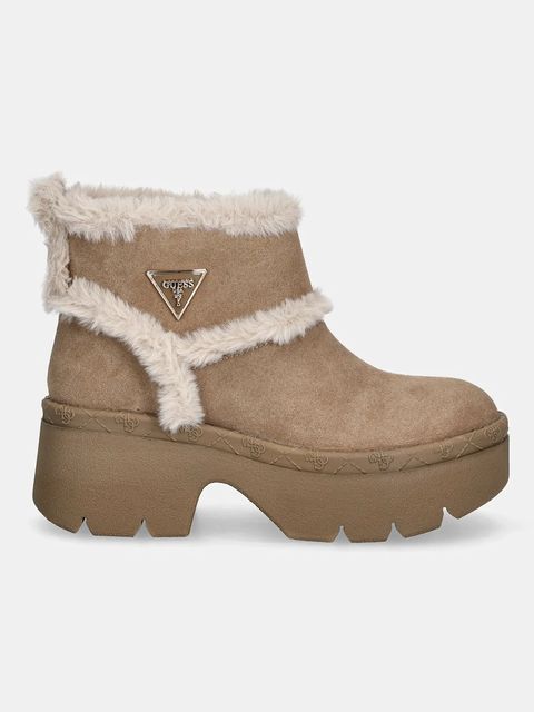 Guess śniegowce BRIDGETE kolor beżowy FLFBRD ESU10