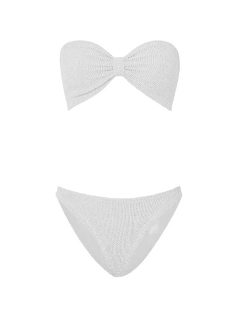Hunza G Jean textured bikini set - White - zdjęcie produktu nr 1