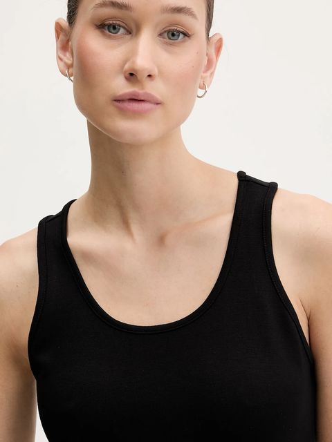 Karl Lagerfeld Jeans top kolor czarny B1W17048