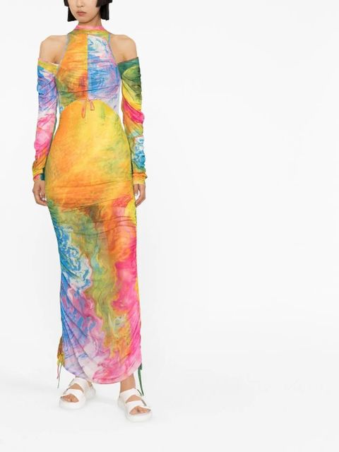 ALEMAIS Irving mesh dress - Green - zdjęcie produktu nr 2