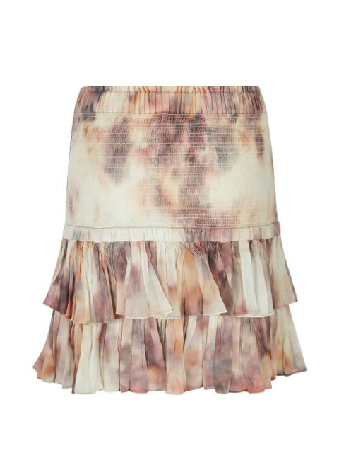 MARANT ÉTOILE Jocadia ruffled mini skirt - Neutrals - zdjęcie produktu nr 2