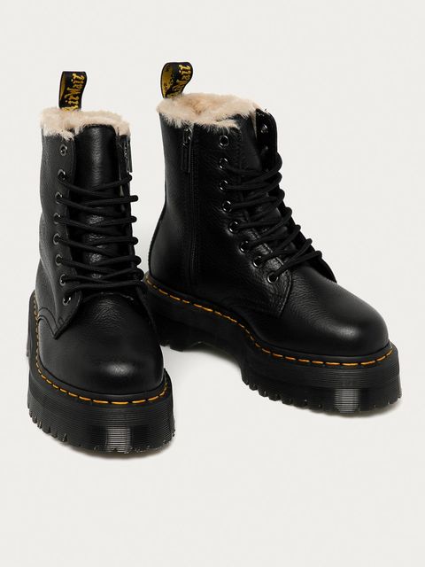 Dr. Martens workery skórzane Jadon Fur Lined - zdjęcie produktu nr 2