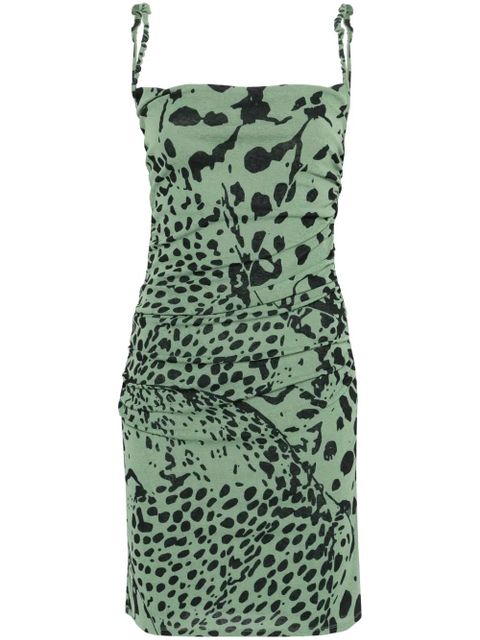 Nanushka Adie mini dress - Green - zdjęcie produktu nr 1