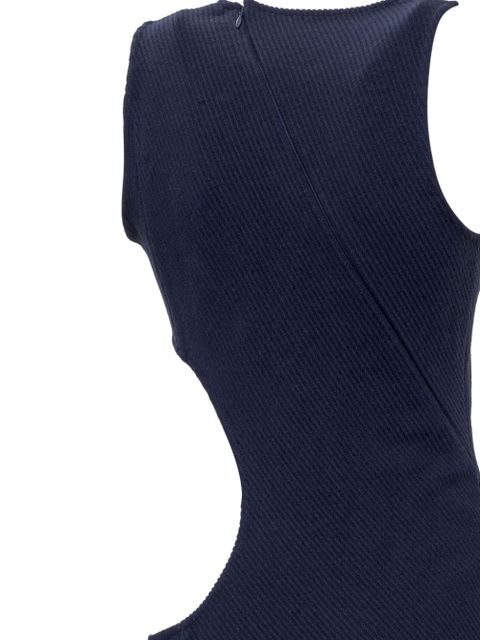 Off-White cut-out maxi dress - Blue