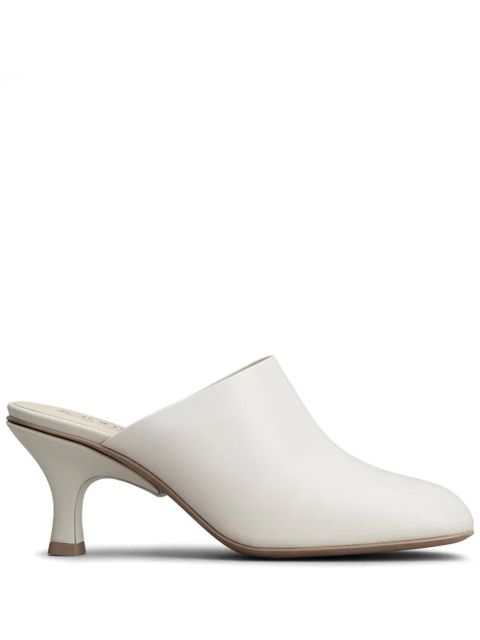 Tod's 65 leather mules - White - zdjęcie produktu nr 1