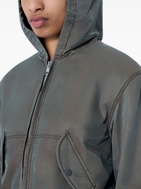 OUR LEGACY zip-up bomber jacket - Green