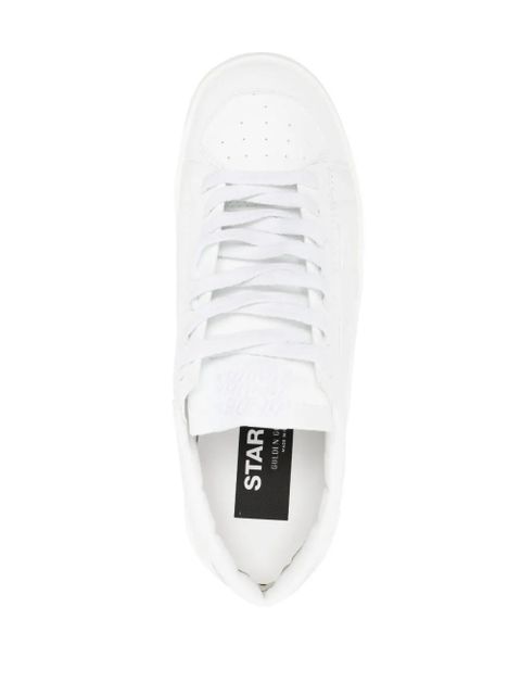 Golden Goose Stardan leather low-top sneakers - White