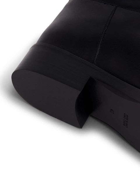 Rabanne leather boots - Black