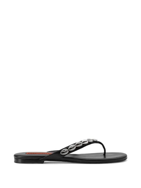 Simon Miller Riviera shell flip-flops - Black - zdjęcie produktu nr 1
