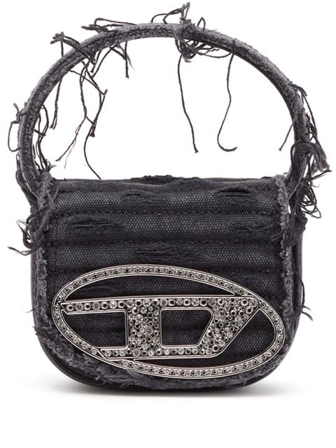 Diesel 1DR XS distressed cross body bag - Grey - zdjęcie produktu nr 1