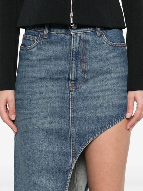 Coperni one-leg denim skirt - Blue