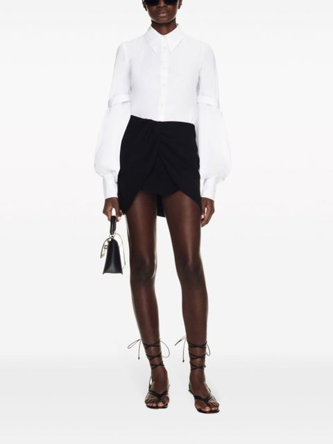 Off-White Wo Twist wool miniskirt - Black - zdjęcie produktu nr 2
