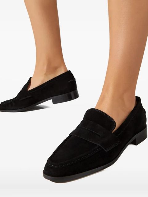 ATP Atelier Airola almond-toe loafers - Black