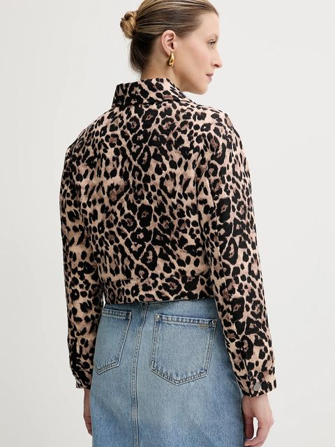 Morgan kurtka VSPRING kolor brązowy przejściowa VSPRING