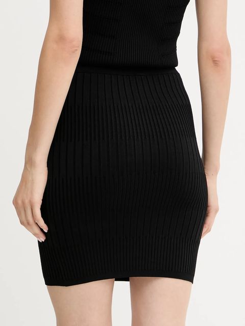 Marciano by Guess spódnica JANET kolor czarny mini prosta 5YGD32 5881Z
