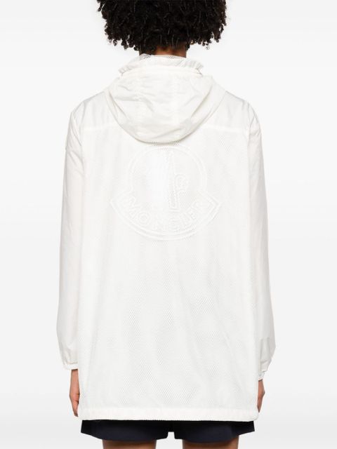Moncler mesh-panels hooded jacket - White - zdjęcie produktu nr 2