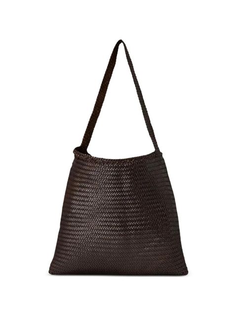 DRAGON DIFFUSION Ars woven-design shoulder bag - Brown - zdjęcie produktu nr 1