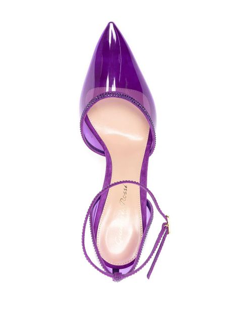 Gianvito Rossi Crystal Sabin crystal pumps - Purple