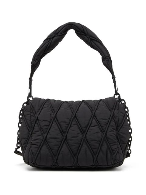Diesel medium Charm-D shoulder bag - Black - zdjęcie produktu nr 2