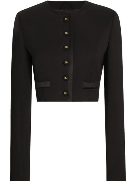 Dolce & Gabbana cropped jacket - Black - zdjęcie produktu nr 1