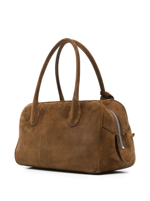 Magda Butrym Brigitte tassel suede tote bag - Brown