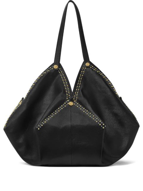 Versace large Protea leather shoulder bag - Black - zdjęcie produktu nr 1