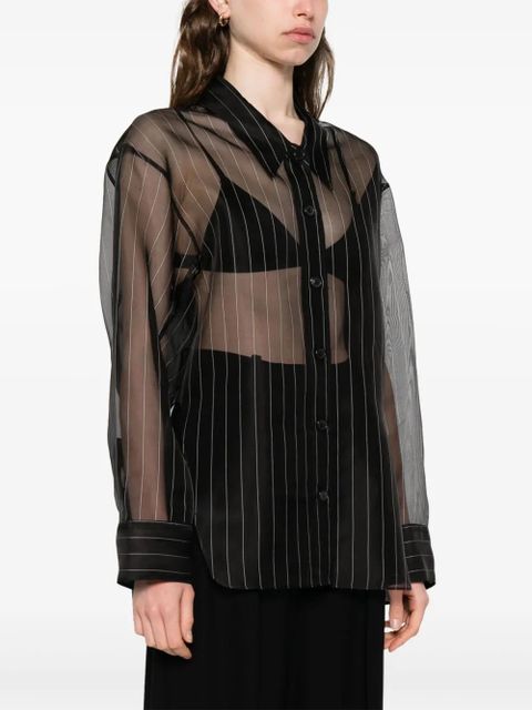 KHAITE silk shirt - Black