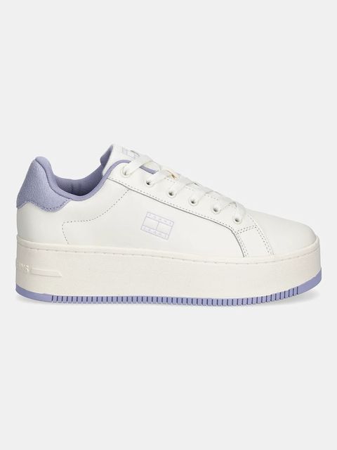 Tommy Jeans sneakersy skórzane TJW FLATFORM ESS MU - zdjęcie produktu nr 1