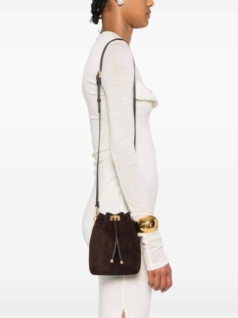 Jimmy Choo Bon Bon bucket bag - Brown