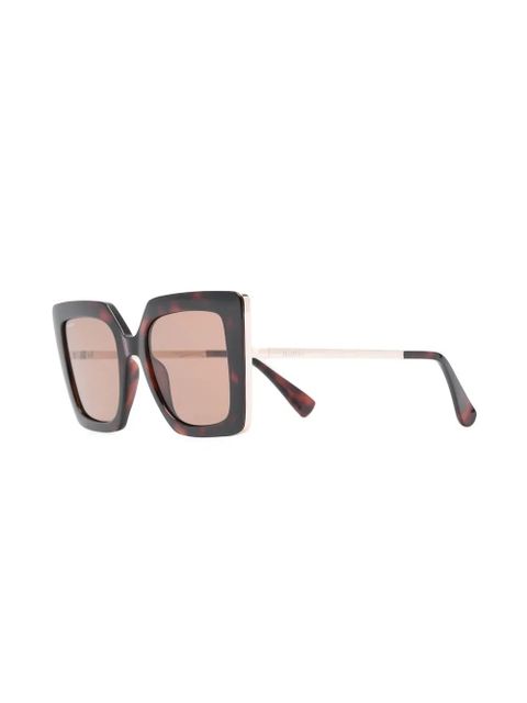 Max Mara Eyewear butterfly-frame sunglasses - Brown