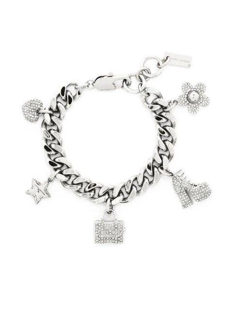 Marc Jacobs The Pavé Mini Icon charm bracelet - Silver - zdjęcie produktu nr 1